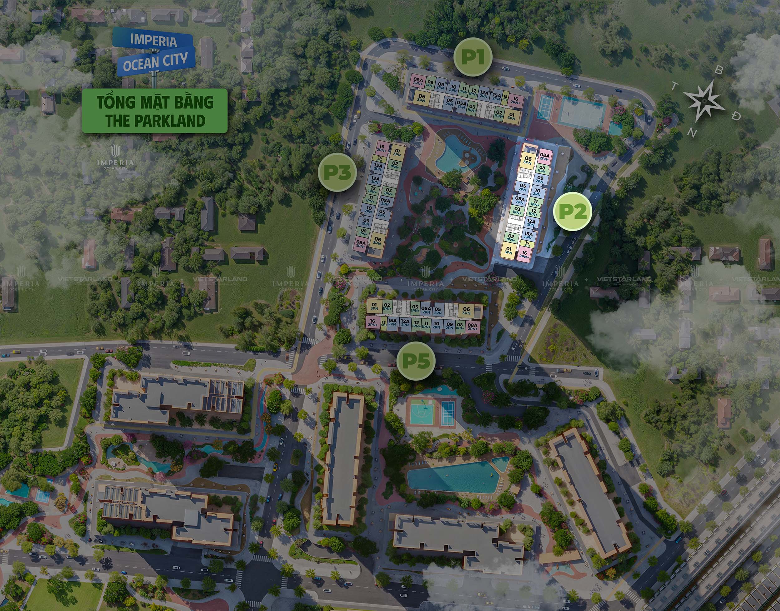 Vị trí Tòa P2 Phân khu The Parkland Imperia Ocean City vi-tri-toa-p2-phan-khu-the-parkland-imperia-ocean-city